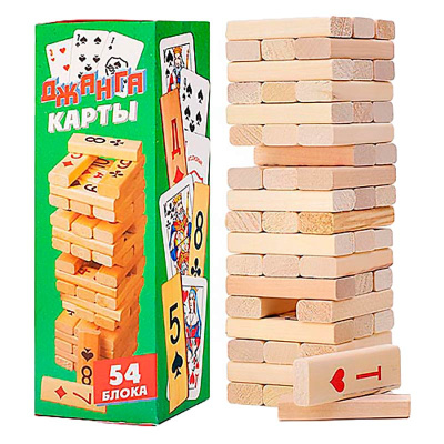 Настольная игра Джанга Карты Наша игрушка 4607155197904 1